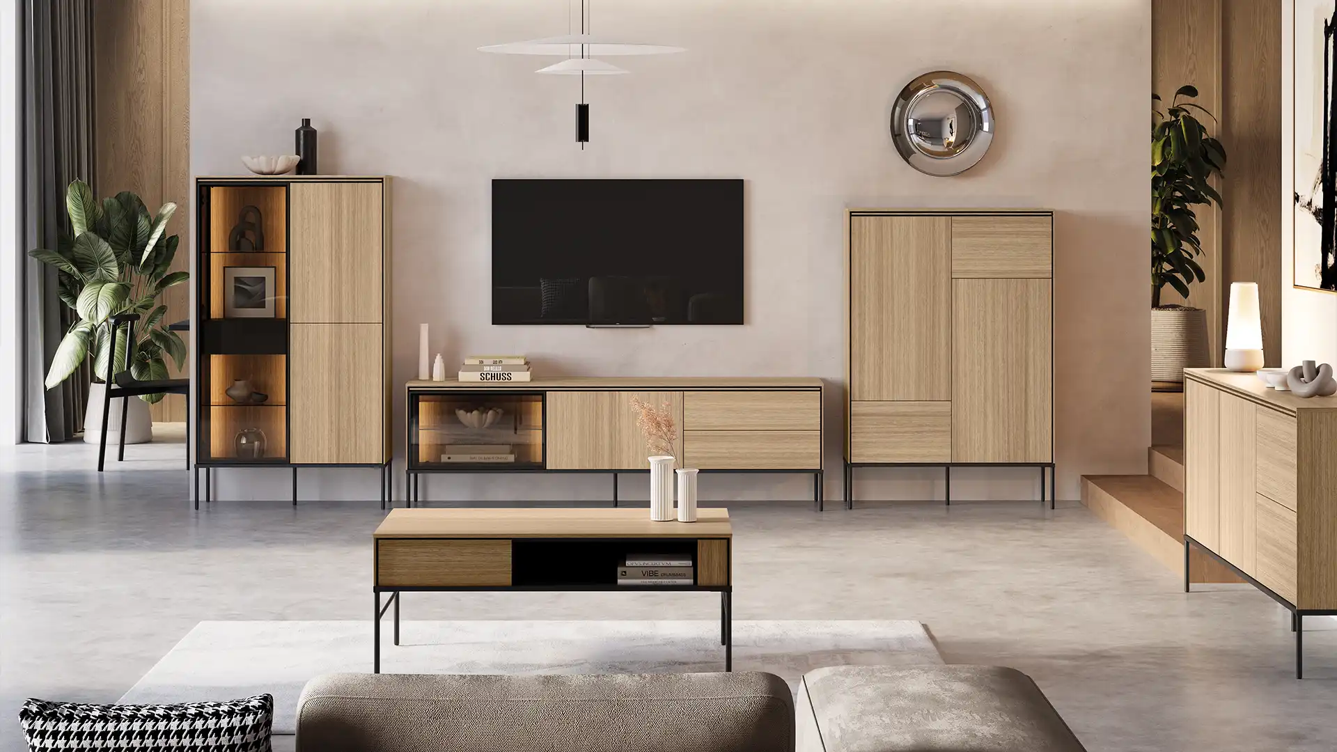 How do you decorate a living room?