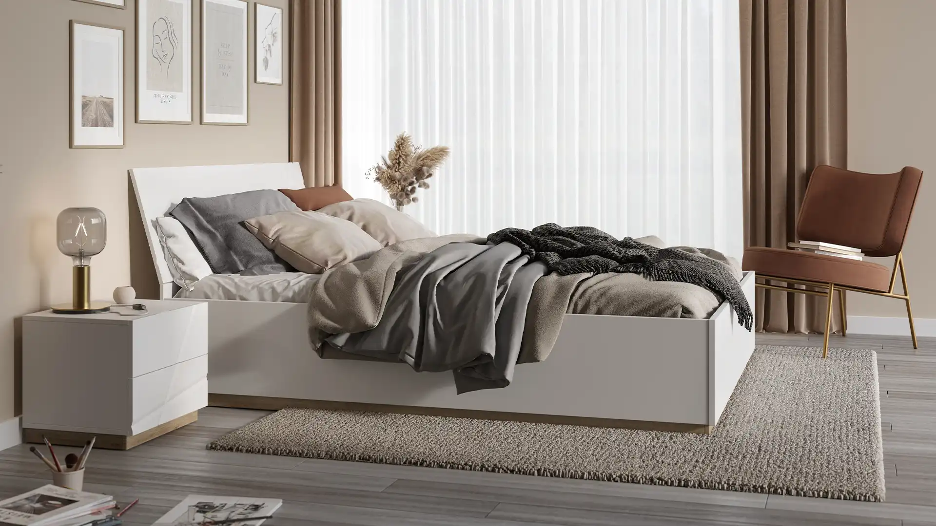 A Modern Bedroom—How to Decorate It?