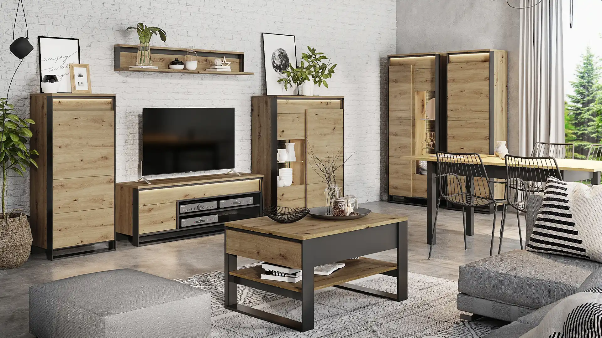 How do I choose a loft-style TV cabinet?